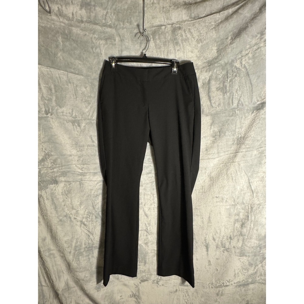 Ann Taylor Factory Petite Black Dress Pants Straight Leg Stretch Trousers 6P